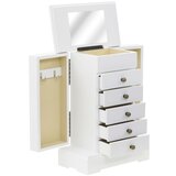 vidaXL kutija za nakit s ogledalom od mdf-a 25 x 13,5 x 34 cm Cijene