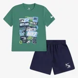 Rwb collage tee terry short se