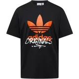 Adidas Majica 'STREET 1' oranžna / črna / bela
