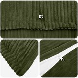  Presvlaka za jastuk 2 kom. HOUTEN Zelena 55 x 55 cm Kord | shoptok.hr