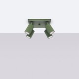 Nice Lamps Zelena stropna svetilka 25x25 cm Gleam – | Shoptok.si