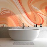  Foto tapeta - Peach Abstraction - Abstraction with Smoothly Transitioning Colors in Orange Tones 400x280 | shoptok.hr