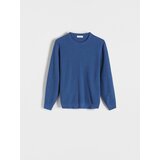 Reserved - Pamučni džemper - plava | shoptok.hr
