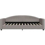  Dnevni krevet s madracem smeđesivi 90 x 200 cm od tkanine | shoptok.hr