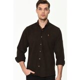 Dewberry G715 MEN'S SHIRT-BROWN | ePonuda.com