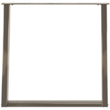  Noge za blagovaonski stol U-oblik 2 kom Prirodni čelik 80 x (72-73) cm Čelik | shoptok.hr