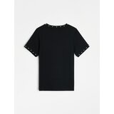 Sinsay Pamučna bluza s ukrasima | shoptok.hr