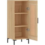 vidaXL Komoda sonoma hrast 34,5x34x90 cm inženirski les | Shoptok.si