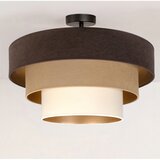 Brilagi plafonski luster luneta 1xE27/60W/230V prečnik 40 cm braon/bež/krem | Eponuda.com