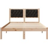 Konstrukcija postelje z vzglavjem Črna 120 x 190 cm blago, (5000084770) | Shoptok.si
