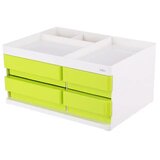 Deli stoni organizer abs, 4 fioke, 4 odeljka - zeleni EZ25050 | ePonuda.com