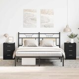  Noćni ormarići 2 kom crni 38 x 35 x 56 cm od konstruiranog drva | shoptok.hr