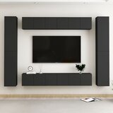  10-dijelni set TV ormarića crni od iverice | shoptok.hr