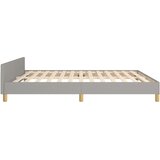  Okvir kreveta bez madraca svjetlosivi 180x200 cm od tkanine | shoptok.hr