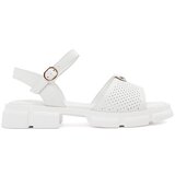 GOODIN White platform sandals | Shoptok.si