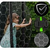  Profilirani vrtni trampolin Neo-Sport 10 ft / 312 cm s unutarnjom zaštitnom mrežom | shoptok.hr