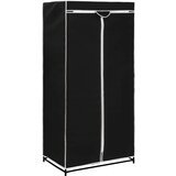 Furnova Garderobna omara 75x50x160 cm črna, (21930134) | Shoptok.si