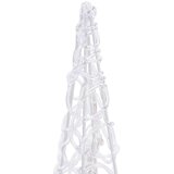  Set akrilnih ukrasnih LED stožaca plavi 30/45/60 cm | shoptok.hr