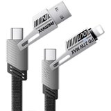 Remax DATA kabl RC-C189 3.1 USB/TIP C/Iphone 65W 1m crna Cene