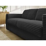Bobochic Paris Crna sofa za spavanje/sklopiva od samta 220 cm Hugo – | shoptok.hr