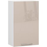 AKORD VISIČNI KUHINJSKI KABINET OLIVIA Š 50cm BELO-KAPUČINO SIJAJ H720, (21713619) Cene