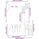  Zunanje igralo trdna borovina, (20795356) | Shoptok.si