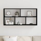  Zidna polica crni hrast 100x25x50 cm inženjerski drvo | shoptok.hr