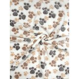AIO FACTORY Odeja iz flisa 100x70 cm paws light, (21960763) | Shoptok.si