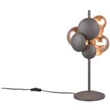 Trio Select Siva/zlata namizna svetilka s steklenim senčnikom (višina 50 cm) Bubble – | Shoptok.si