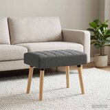  Klupa s utorima Tamnosiva 60 x 40 x 45 cm Tkanina | shoptok.hr