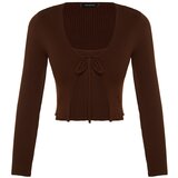 Trendyol Cardigan - Brown - Regular fit Cene