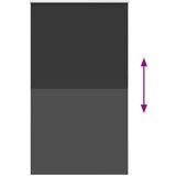 vidaXL roleta blackout black 140x210 cm širina tkanine 136,6 cm | Shoptok.si
