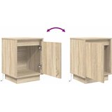  Noćni ormarić s LED svjetlima boja hrasta sonome 38x34x50 cm | shoptok.hr