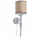 Brilagi Zidna lampa NUBILA 1xE27/60W/230V sjajni hrom/braon | Eponuda.com