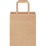 vidaXL Papirnate vrečke 50 kosov z ročaji rjave barve 18x8x22 cm | Shoptok.si
