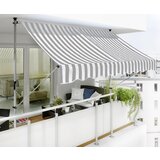 SUNFUN tenda s nosačem (sivo-bijele boje, širina: 2,5 m, izvlačenje: 1,3 m) Cijene