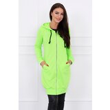 Kesi Dress with hood and hood green neon color | Shoptok.si