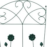  Vrtna Ograda 3 pcs Zelena 110,5 x 42,5 cm Čelik | Eponuda.com