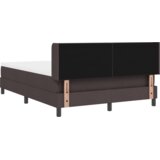  Postelja boxspring z vzmetnico Temno rjava 140 x 190 cm, (5000123684) | Shoptok.si