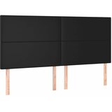  s oprugama i madracem crni 200x200 cm od umjetne kože | shoptok.hr