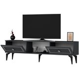 Hanah home tv polica herry anthracite silver