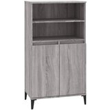 Maison Chic Visoka omara - Komoda - Predalnik siva sonoma 60x36x110 cminženirski les, (21718705) Cene