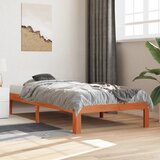 Maison Chic Posteljni okvir - Enojna postelja - Postelja za odrasle brez vzmetnice voščeno rjav 90x190 cm borovina-J8161, (21769590) | Shoptok.si