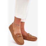 Boto Ladies Moccasins With Cutouts And Decoration Camel Kaydance | shoptok.hr