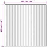  Tepih svijetli prirodni 100 x 100 cm od bambusa | shoptok.hr