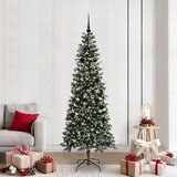 vidaXL Umestno božično drevo med 300 LED Zelena 86 x 86 x 210 cm | Shoptok.si