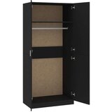  Ormar crni 90 x 52 x 200 cm od konstruiranog drva | shoptok.hr