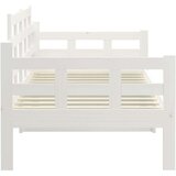  Dnevni ležaj bijeli od masivne borovine 90 x 200 cm | shoptok.hr