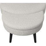 Bessagi Home Fotelj Bianca, Siva | Shoptok.si