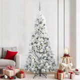 vidaXL Umjetno božićno drvce s nogom s stalakom Zelena 210 cm PE i PVC | shoptok.hr
